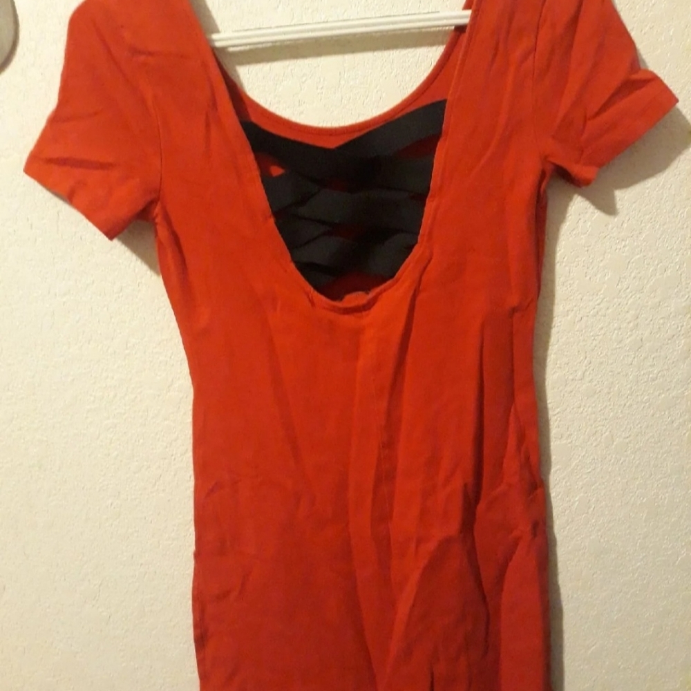 Dress Forever 21 Red Size S